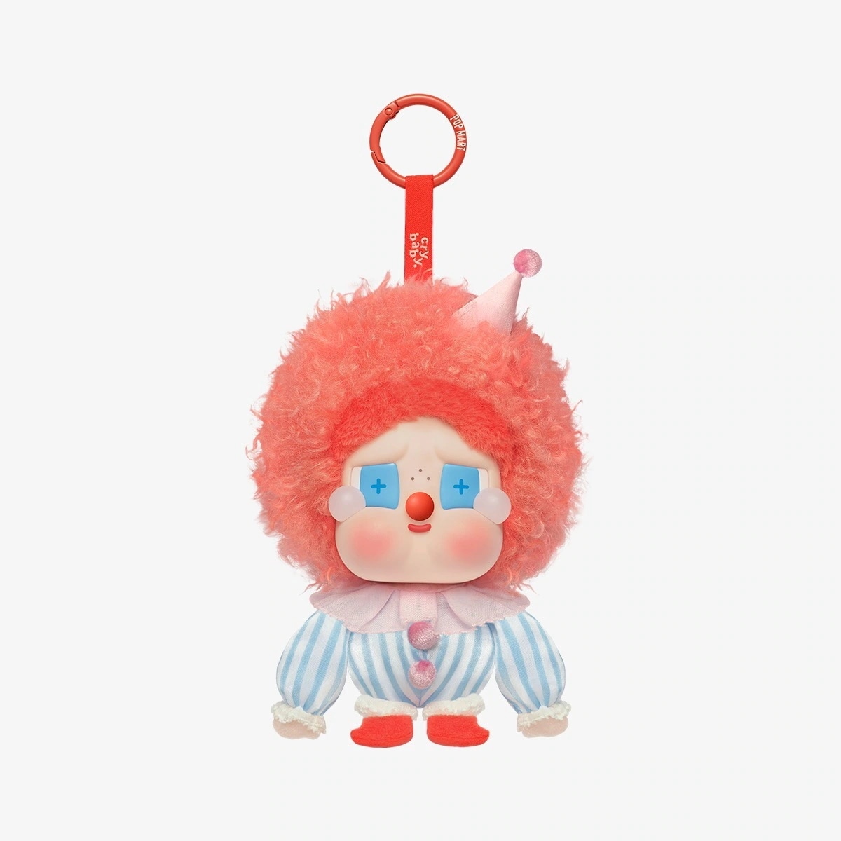 公式正規品POP MART WHY SO SERIOUS シリーズ CRYBABY ぬいぐるみペンダント ぬいぐるみキーチェーン ブラインドボックス ガチャポン サプライズギフト