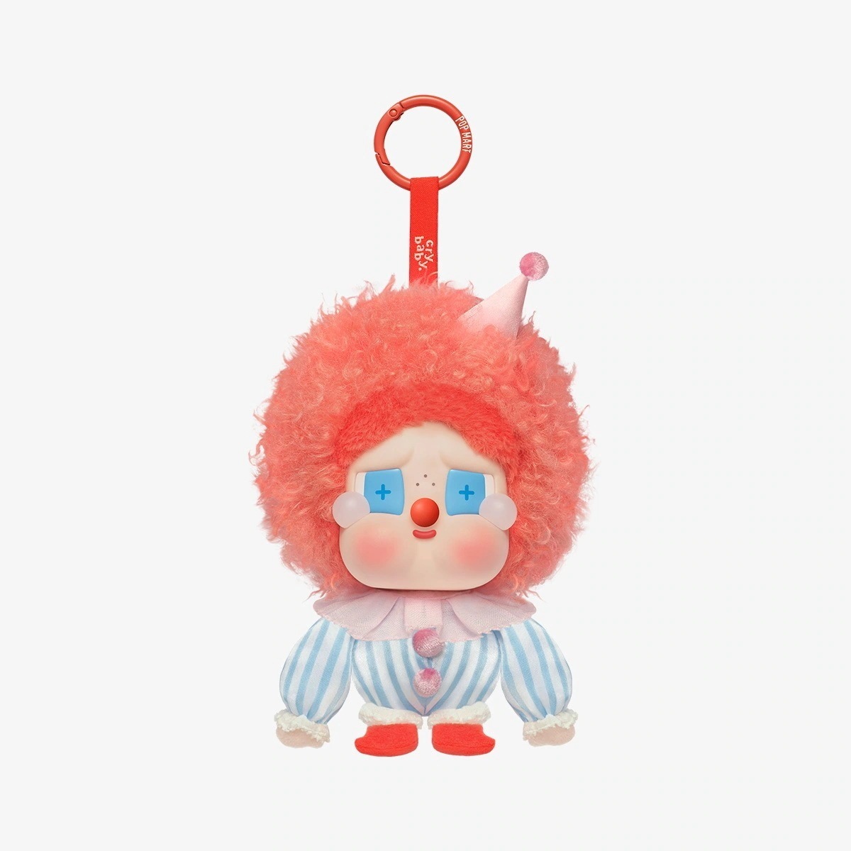 公式正規品POP MART WHY SO SERIOUS シリーズ CRYBABY ぬいぐるみペンダント ぬいぐるみキーチェーン ブラインドボックス ガチャポン サプライズギフト