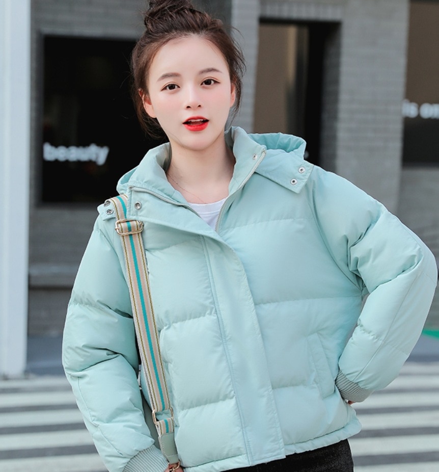 アウター デート モテアイテム ダウン ジャケット フード付き 長袖 もこもこ 可愛い きれいめ 上品 おしゃれ かっこいい 可愛い ラブリー キュート ガーリー クール モード系 セクシー