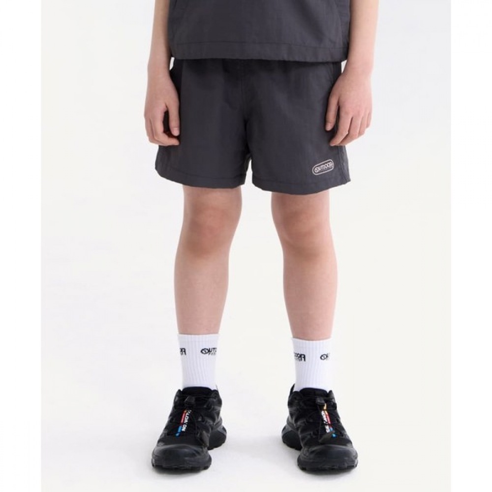 [アウトドア用品キッズ] アノラックウーブンショーツ (ディープグレー) OD252BHP03_DGY