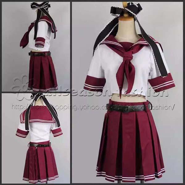 初音ミク 風 骸音シーエ 細菌汚染 セーラー服 コスプレ衣装 コスチューム 演出服 アニメ ゲーム cosplay 変装