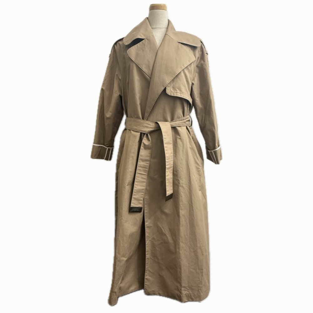 MAX MARA マックスマーラ トレンチコート 24190210546 アパレル ツイル スプリングコート アウター ジャケット コットン ブラウン