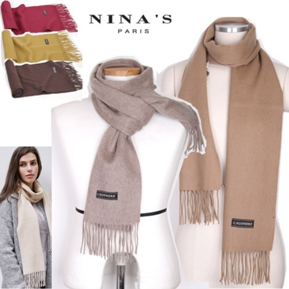 (Ninas Paris) 10Color_高感度カラーカシミアマッチングマフラー男女兼用 (8SH238)