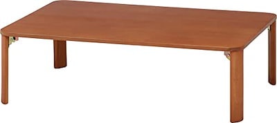 色：ナチュラル サイズ：幅105cm 不二貿易 折りたたみテーブル ロー