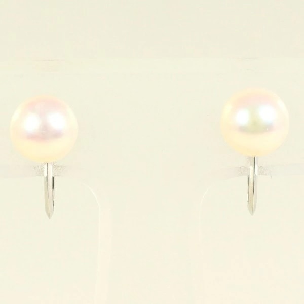 PT900 プラチナ イヤリング パール (真珠) 中古