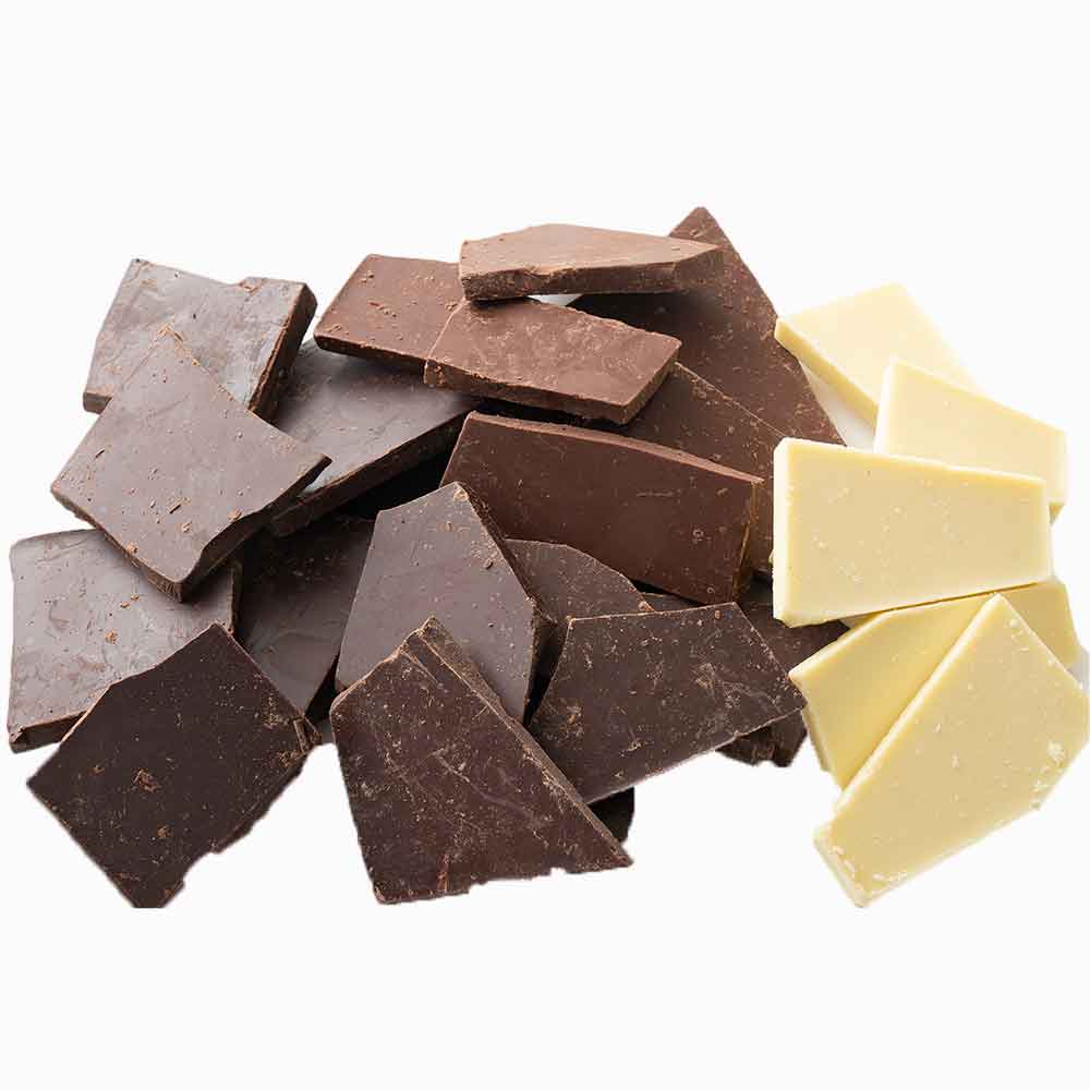 割れチョコ(4種セット×2) 1.44kg (180g×計8袋) (ハイカカオ/ミルク/スィート/ホワイト各2個セット) アーモンド カシューナッツ マカダミア