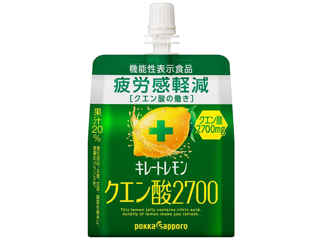 ポッカサッポロ キレートレモンクエン酸2700ゼリー165g×30個