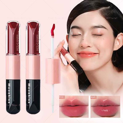 Qoo10] Mooekiss 【公式正規品】双頭口紅/リップティント/