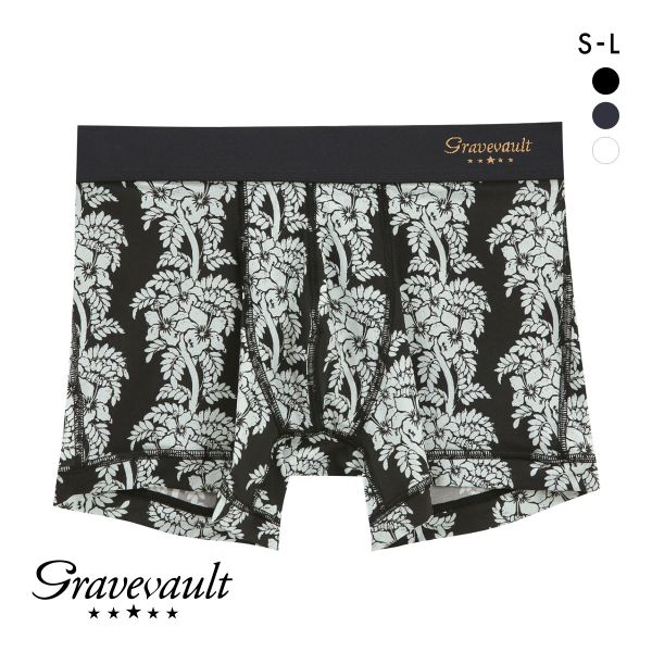 グレイブボールト aloha ショート ボクサーパンツ SML メンズ 前閉じ 日本製 Gravev