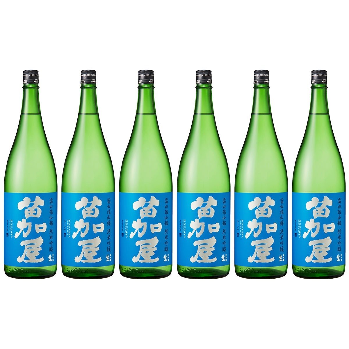クール便 送料無料 富山県 若鶴酒造 苗加屋　富山雄山錦 純米吟醸 生 1800ml 1.8L 6本