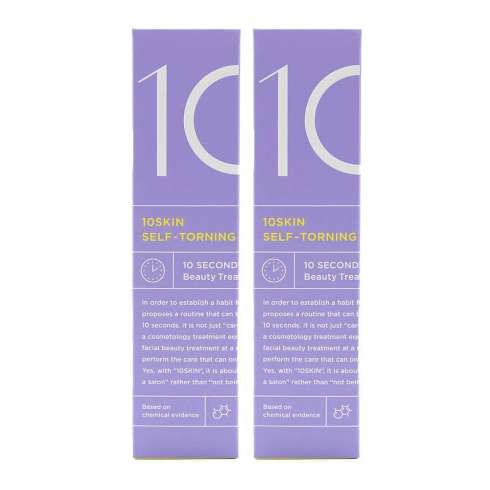 10skin セルフトーニングクレンジング110g×2本　 正規品　炭酸クレンジング　炭酸泡洗顔 炭酸 濃密泡 洗顔 パック 背中 頭皮 むくみ