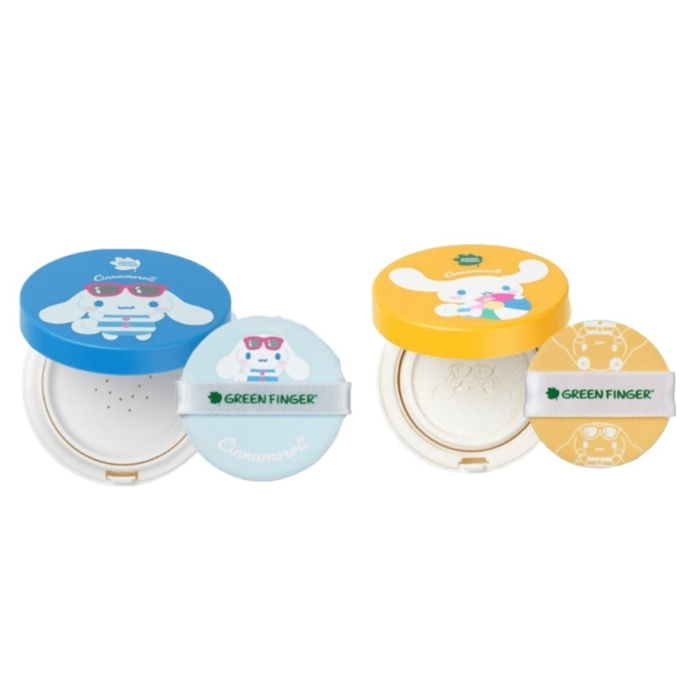 幼児用 シナモロール 低刺激 屋外遊び ウォッシャブル サンパクト 15g + 幼児用 低刺激 肌にやさしい 無機紫外線クッション サンリオ シナモロール / SPF50+ PA++++