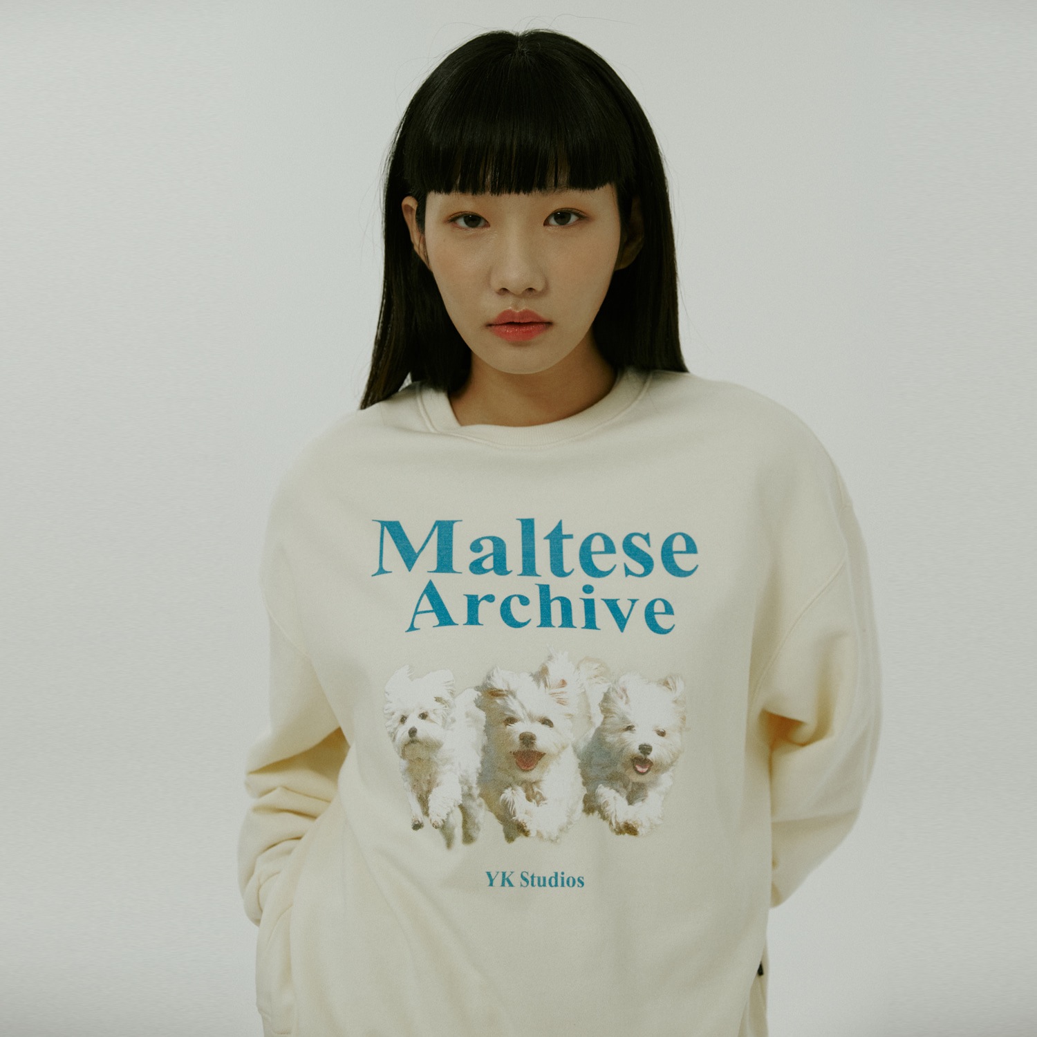 Maltese archive sweatshirts IVORY