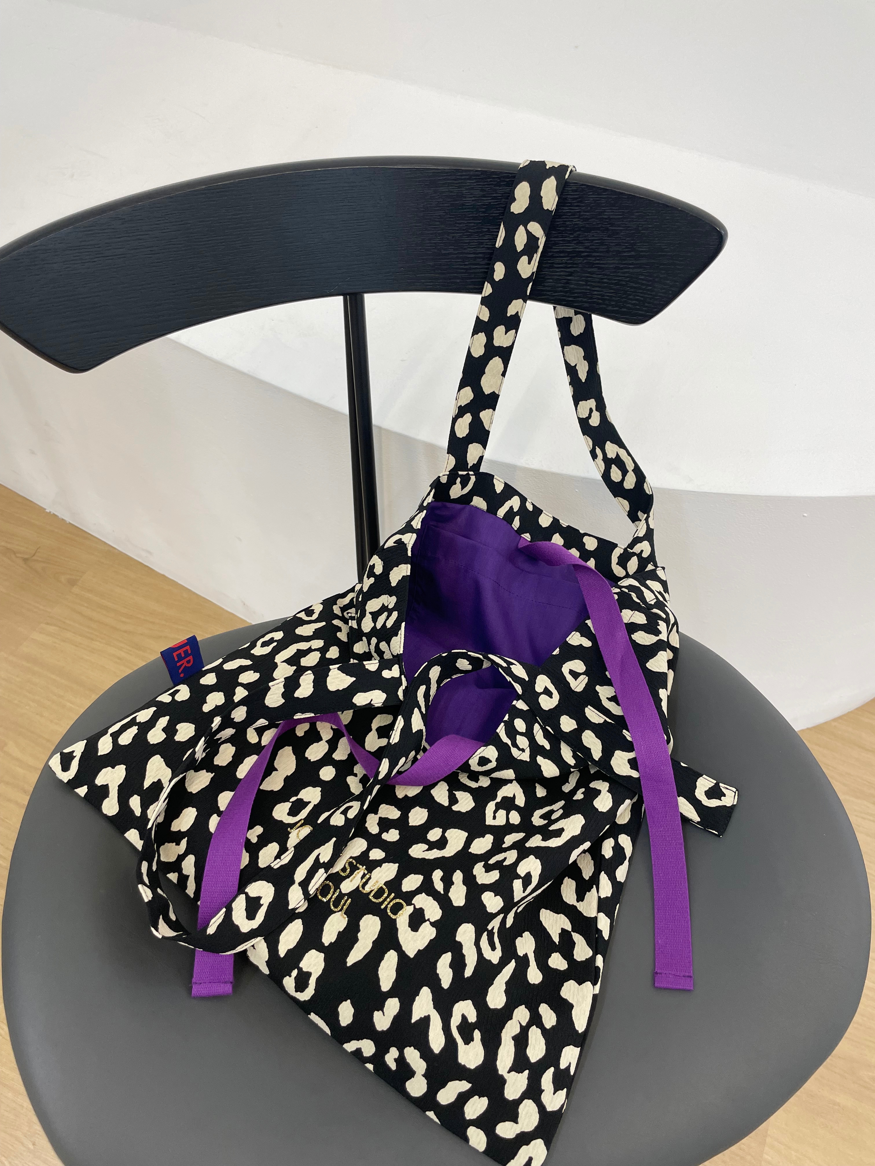 Leopard.bag / black