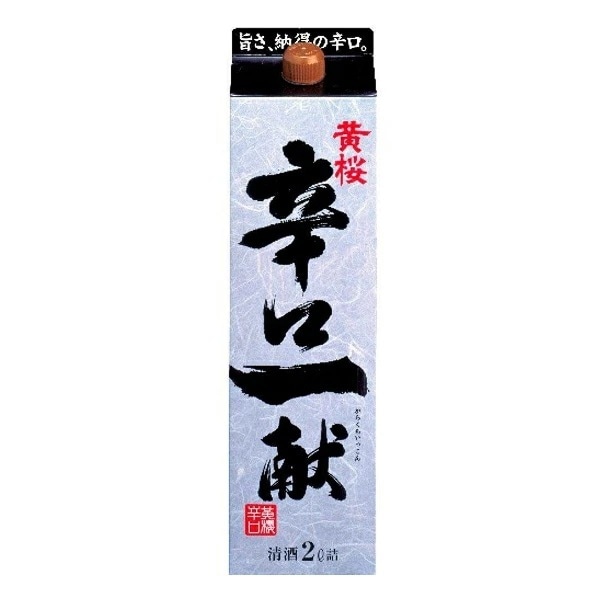 日本酒 パック 黄桜　辛口一献　2000ml1ケース//6本(006)『FSH』 6,298円