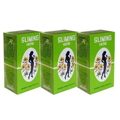 スリミング ハーブティ― 3箱 150パック- 天然の野草成分によって宿便の排泄を助けてくれます