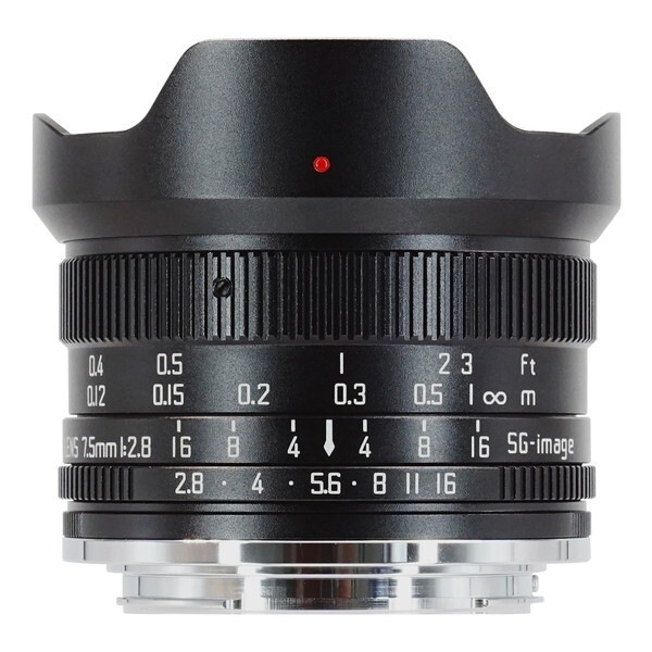 SG-image SG 7.5mm F2.8 E C ブラック 交換レンズ (APS-C ソニーEマウント)