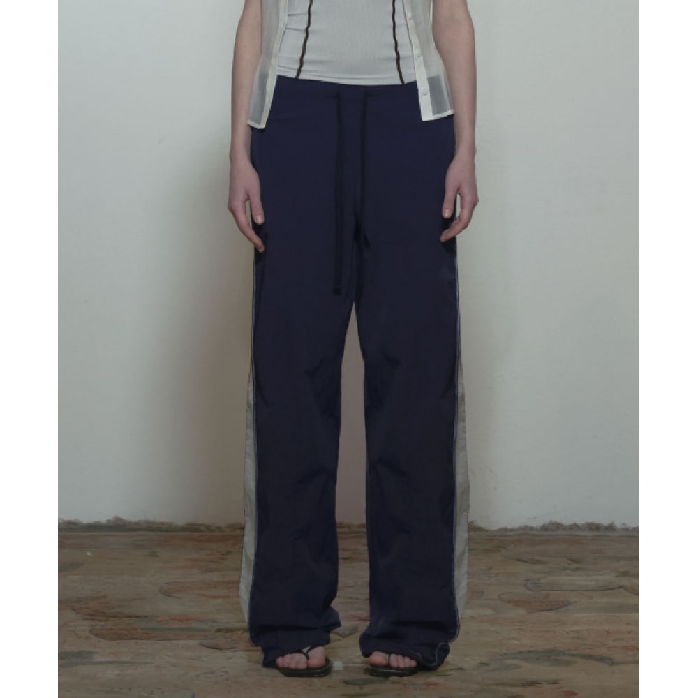 SCULPTOR メッシュナイロントラックパンツネイビー