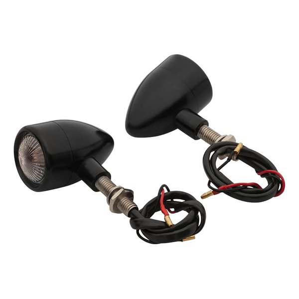 ウインカー アルミビレット ブラック 2個 M10 汎用 XNM002B