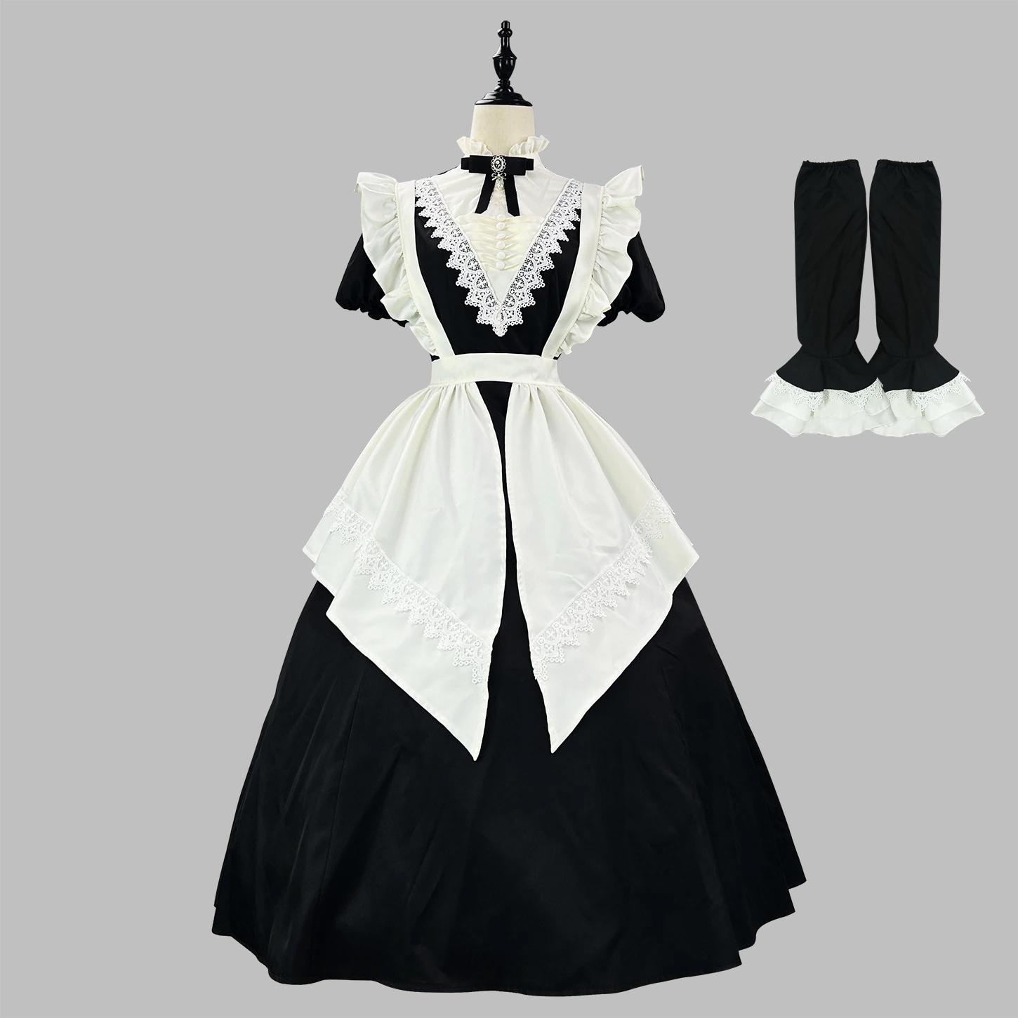 【速達!】くり抜きハート バニーメイド ロリータ コスプレ ステージ衣装