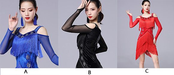 「優雅 ラテンダンス専用」ダンス ドレス 優雅 演出服競技用 ワルツドレス 高級感 エレガント 人気