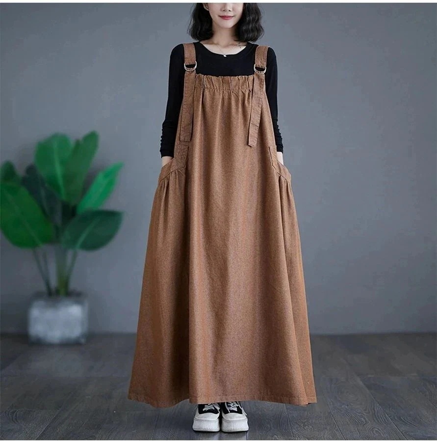 スカート デニム マキシ デニム ジャンスカ スカート ロング コットン ジャンスカ 大きい レディース 女性