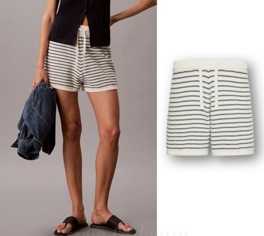 Womens Striped Stitch Shorts (47G315G-YAS)