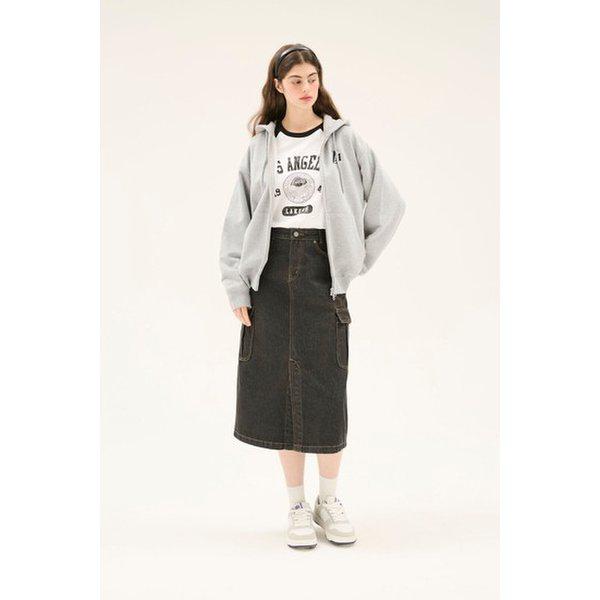 女性ミディデニムスカート2種(N251DK795P)_DG