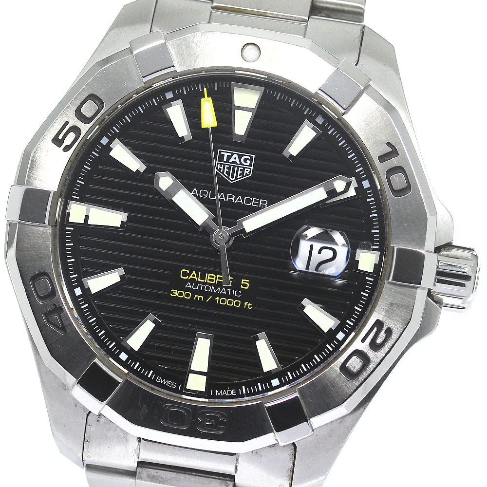 タグホイヤー TAG HEUER WAY2010 アクアレーサー キャリバー5 デイト 自動巻き メンズ _827218【中古】