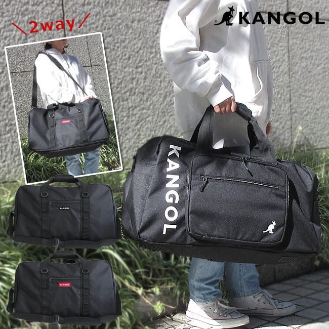 ボストンバッグ ボストン ショルダー ショルダーバッグ 2way サイドポケット 黒