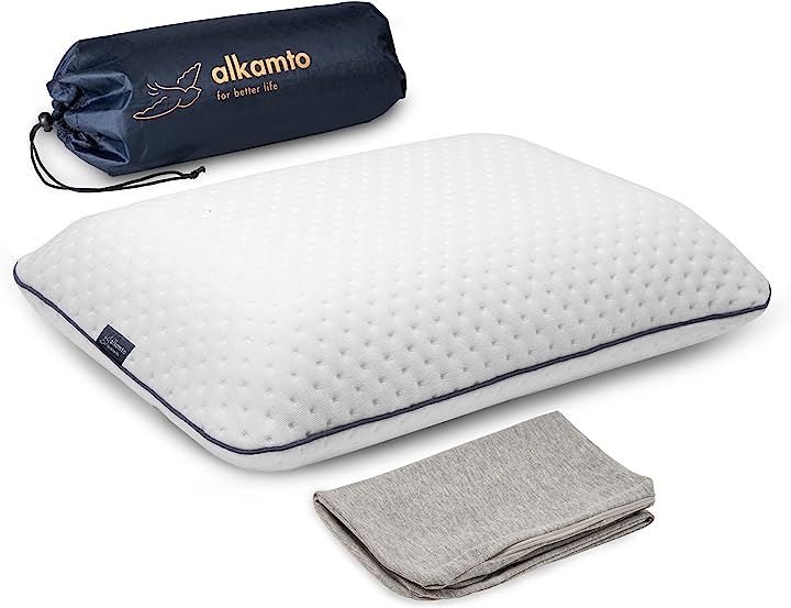 トラベル枕 キャンプ枕 低反発まくら アウトドア 車中泊 テント泊(白) 6,054円