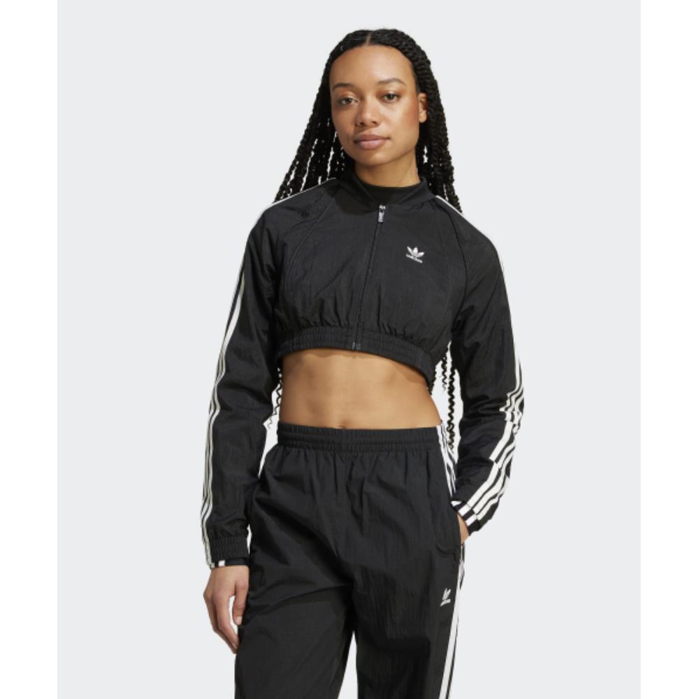 adidas Crop Track Top Black IW5484