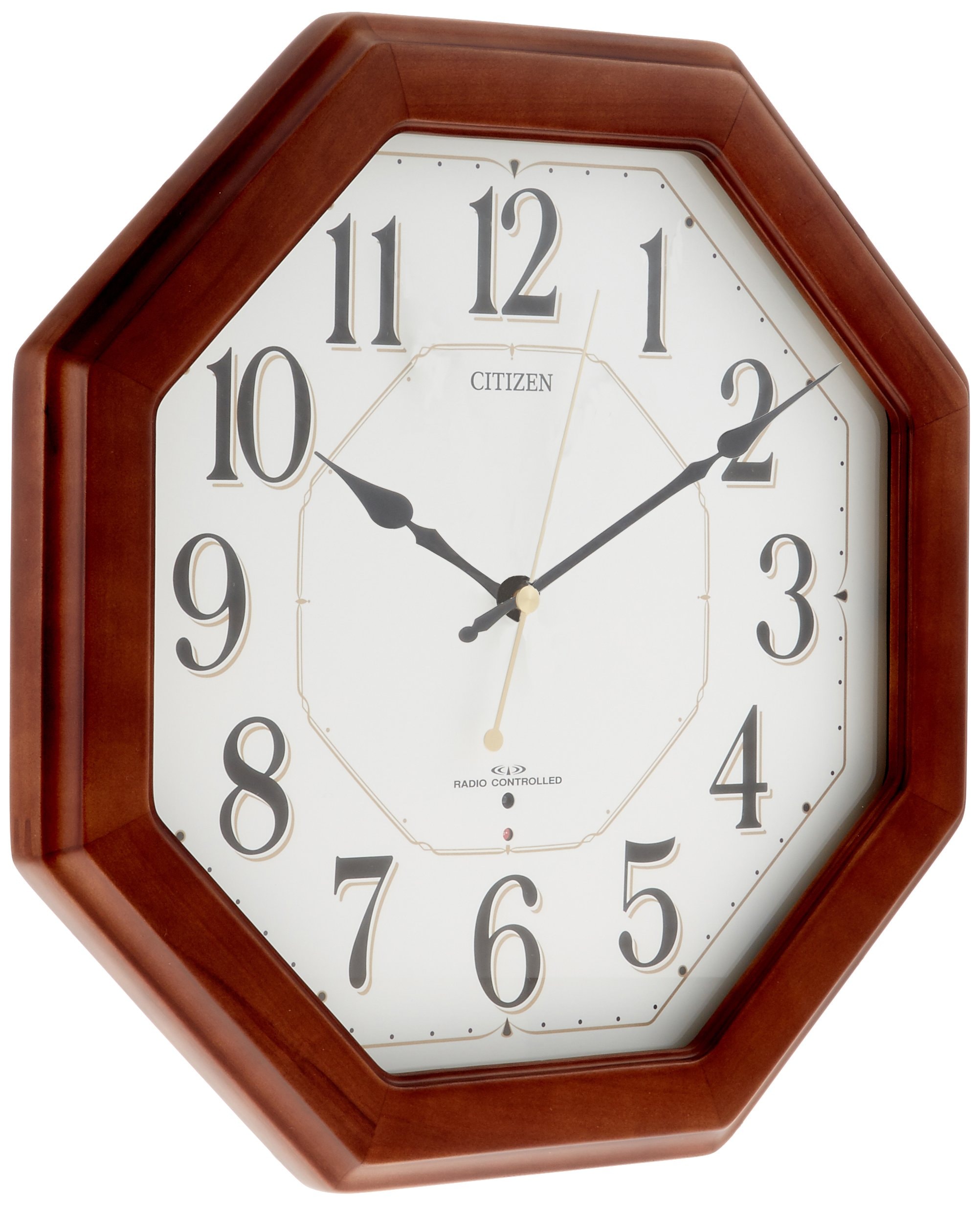 リズム(RHYTHM) CITIZEN ( シチズン ) 掛け時計 電波時計 ネムリーナハピネス 木枠 8MY472-006