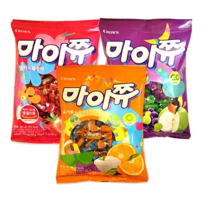 マイチュー 284gx 6pack , ぶどう +りんご, いちご+ もも, ヨーグルト +オレンジ