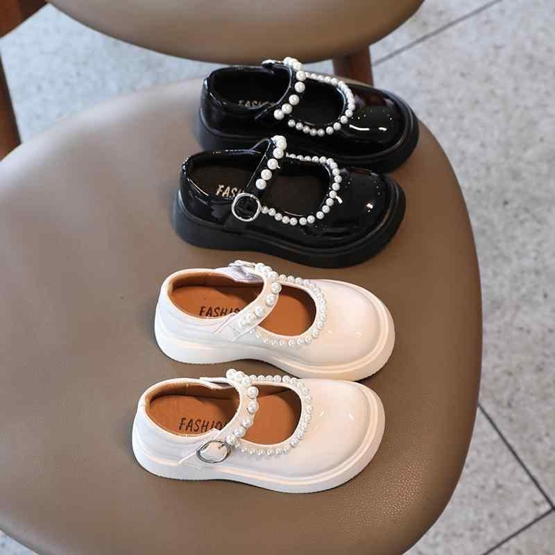 革靴 女の子 春秋 パール 靴 英国 ソフトソール 女の子 メアリージェーン 子供 プリンセス シューズ 卒園式 卒業式 入園式 入学式 結婚式 発表会 051cmお選びくさい