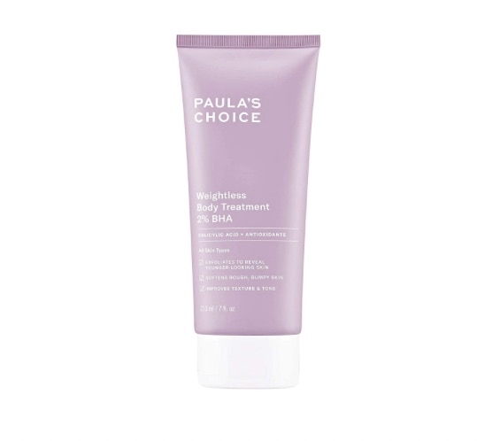 【Paulas Choice ウェイトレス ボディ トリートメント】210ml 2% BHAサリチル酸 & カモミール ローション 毛孔性角化症のモイスチャライザー　無香料