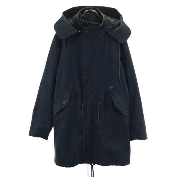 【JUNMEN】メンズコート　モッズコート　ライナー付き　M ブラック 紳士 ライナー付きモッズコート | 無印良品