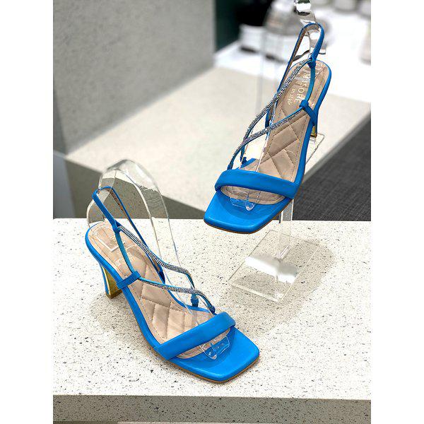 [坡州店] [] 女性グリッターストラップサンダル712424007 8cm [3color]
