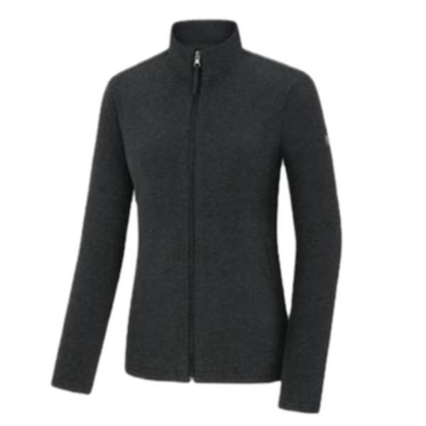 HC03 女性 デイリーで活用できるフリースジップアップジャケット(チャコール) KVJ6516W (S41469051)