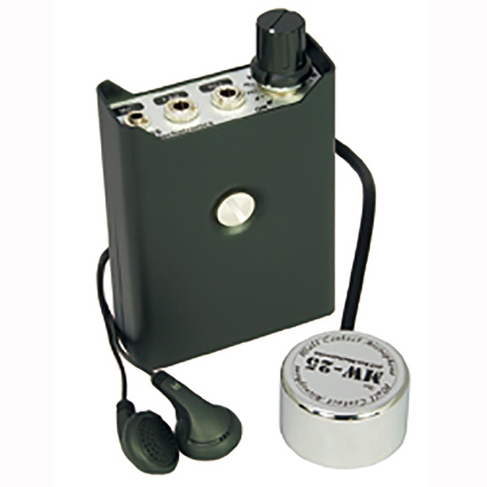 コンクリートマイク スタンダード MW-25F サンメカトロニクス フラットタイプ マイク 音声 災害 壁 防災 セキュリティ サンメカ アンプ コンタクトマイク 録音 イヤホン 証拠取り