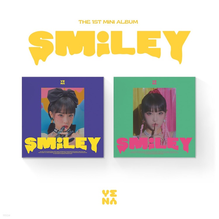 YENA 1st EP Album [SMiLEY] Set (Sealed) (未開封) / 최예나