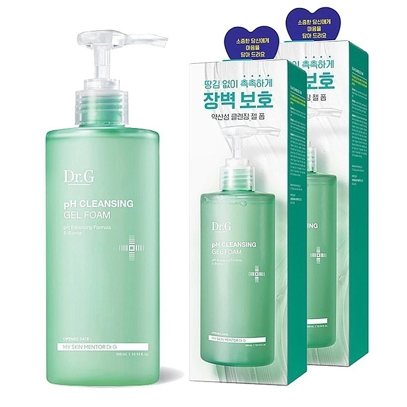 [1+1] (大容量) 弱酸性クレンジングジェルフォーム 300ml + 300ml [2個セット]