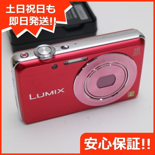 美品 DMC-FH8 レッド デジカメ Panasonic 160