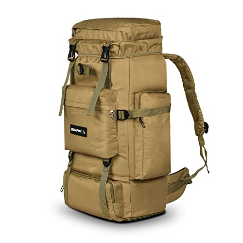 [SOHAPI] アウトドアバッグ 登山 リュック 登山用バッグ リュックサック レディース メンズ 大容量 防災 防水 リュックバックパックキャンプ 多機能 70-85L 耐震 雨対策 耐久性優れ