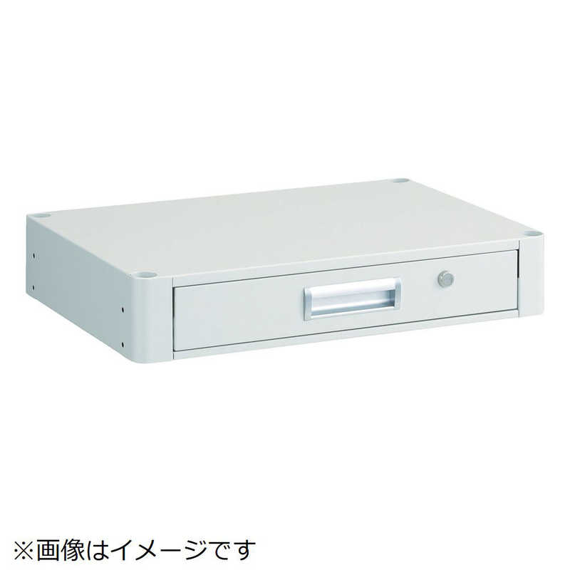 トラスコ中山　ファルコンワゴン 浅型1段引出 600X400 YG色　FAW64ZYG