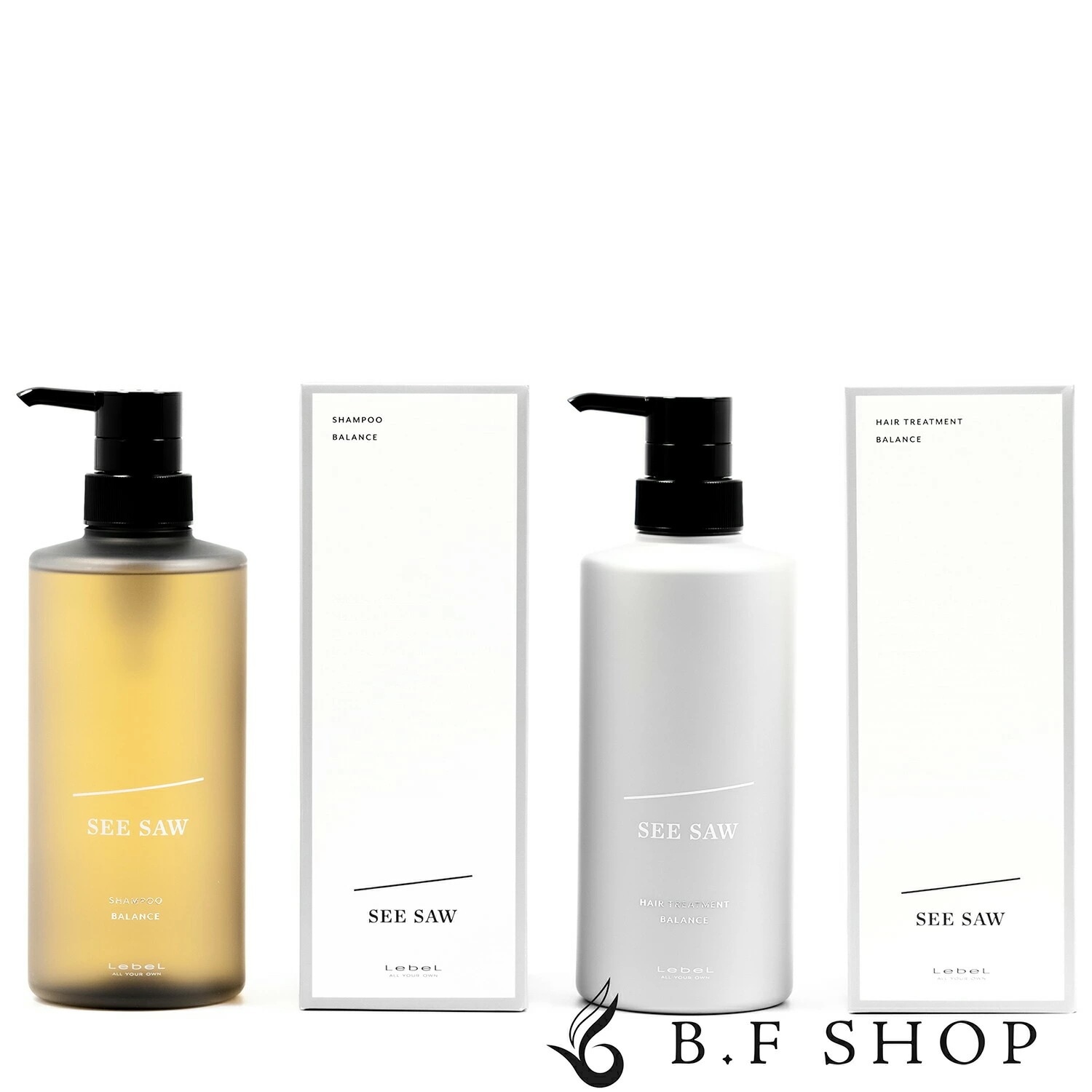 【セット品】ルベル シーソー シャンプー バランス 500ml ヘアトリートメントB バランス 500ml LSC