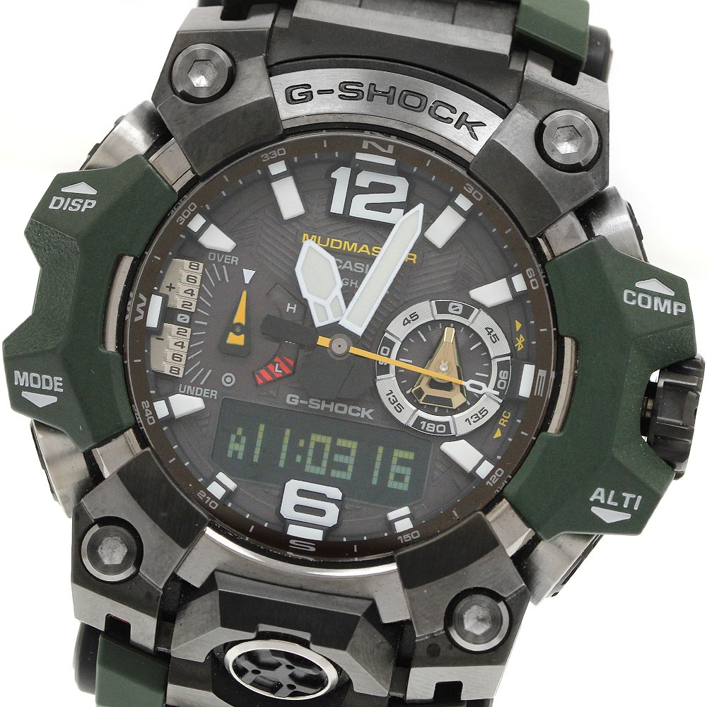 カシオ CASIO GWG-B1000-3AJF G-SHOCK マッドマスター ソーラー電波 メンズ 美品 箱・保証書付き_963122【中古】