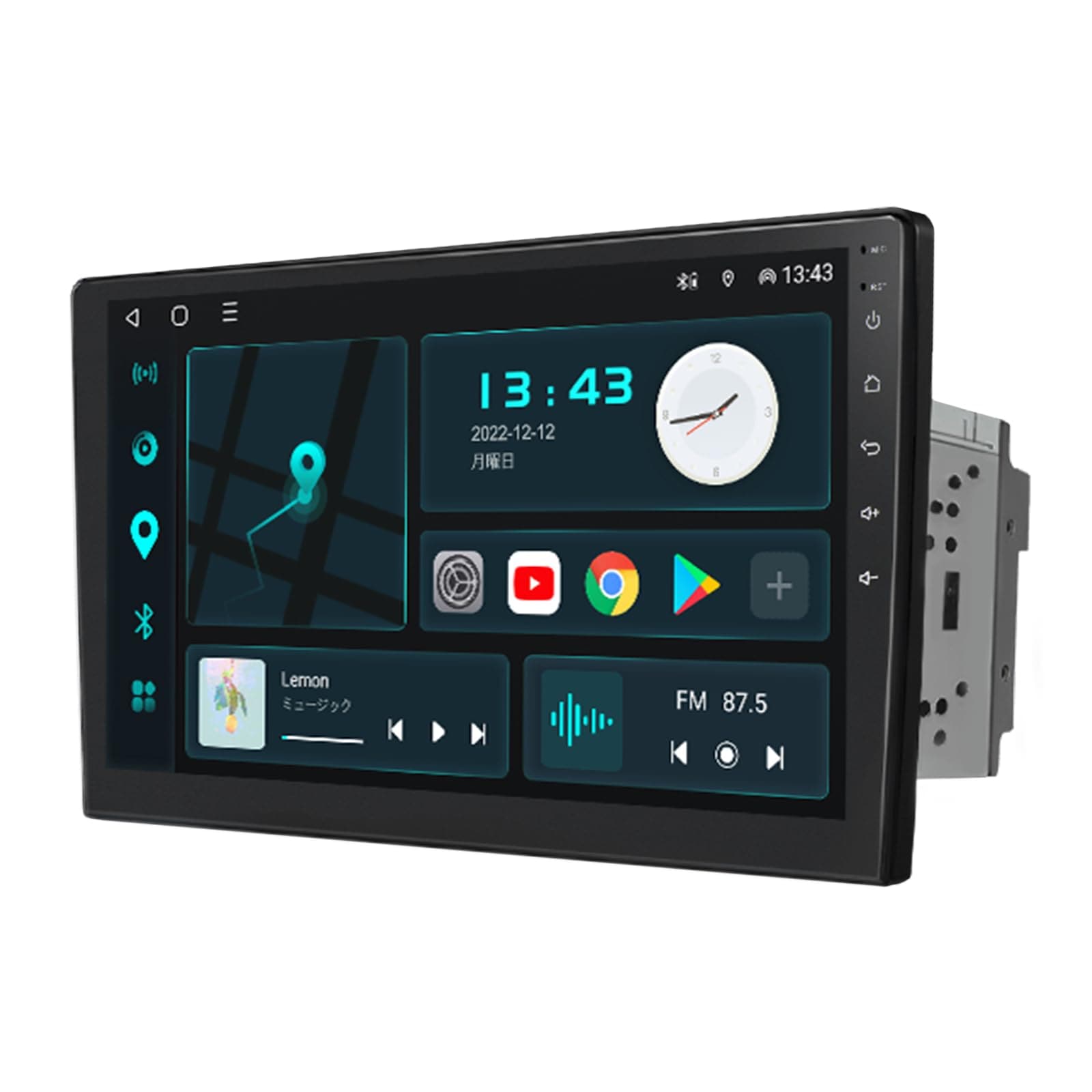 EONON ディスプレイオーディオ カーナビ 2DIN Androidカーオーディオ ワイヤレスCarplay ワイヤレスAndroidAuto対応 10インチ QLED タッチスクリーン 2G+32