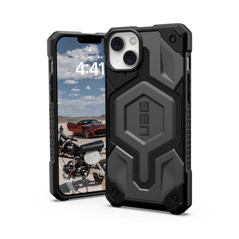 UAG　UAG製 MagSafe対応MONARCH PRO シルバー iPhone 14 Plus用　UAGIPH22LAPMSSV