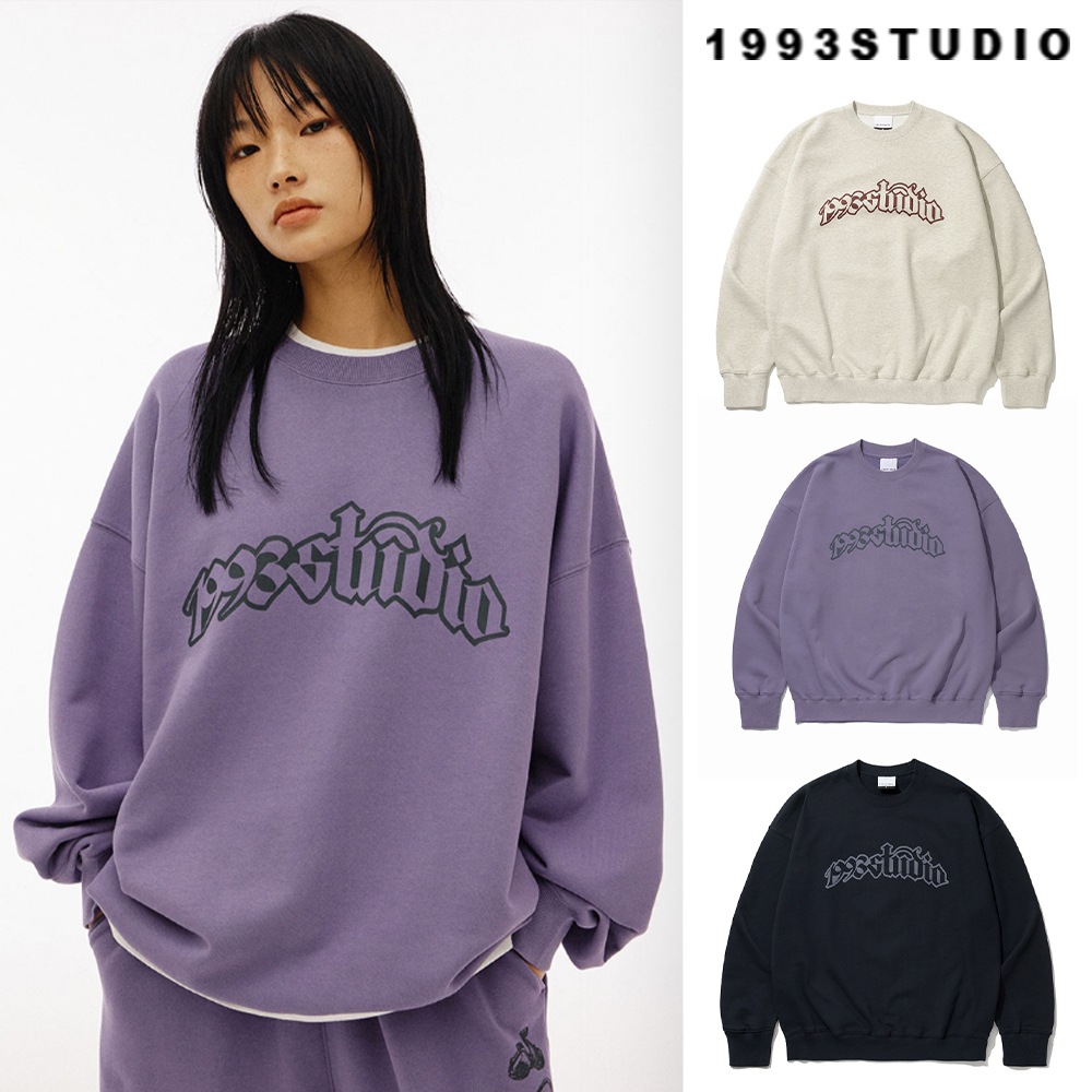 [1993studio] Retro Back Point Sweatshirt